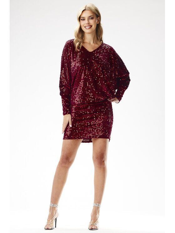 Awama Awama Abito da sera A700 Bordeaux Basic Fit