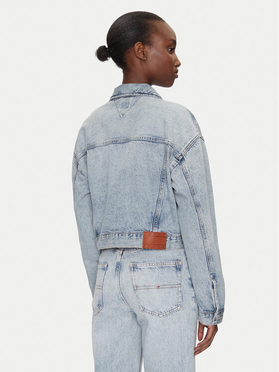 Tommy Jeans Tommy Jeans Traper jakna DW0DW21289 Plava Regular Fit