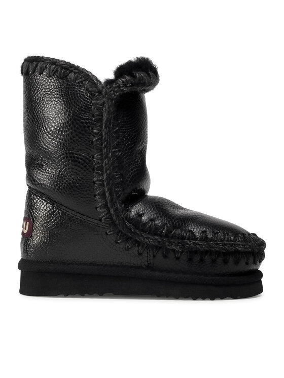 Mou Mou Μπότες Χιονιού Eskimo Boot 24 FW101000B Μαύρο