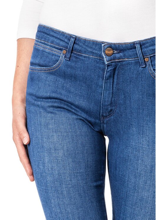 Wrangler Wrangler Jeansy SLIM Niebieski Slim Fit