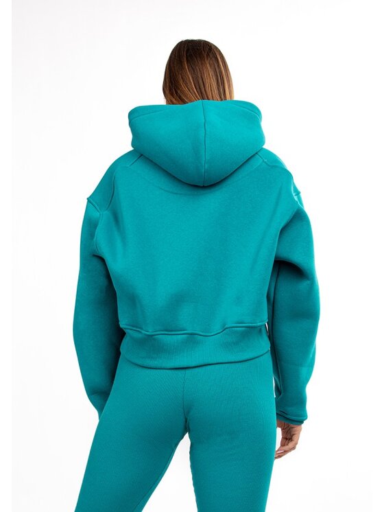 DKaren Sport DKaren Sport Bluza DK-K-B11 Turkusowy Classic Fit