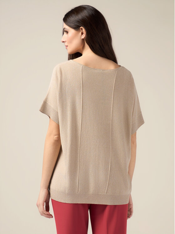 Oltre Oltre Cardigan M163E001817N0R2 Écru Over Fit