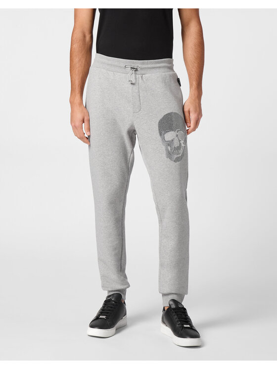 PHILIPP PLEIN PHILIPP PLEIN Joggers kalhoty 14745 Šedá Jogger Fit