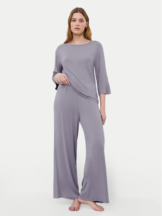 Triumph Triumph Піжамні штани Aura Spotlight 10221403 Сірий Relaxed Fit