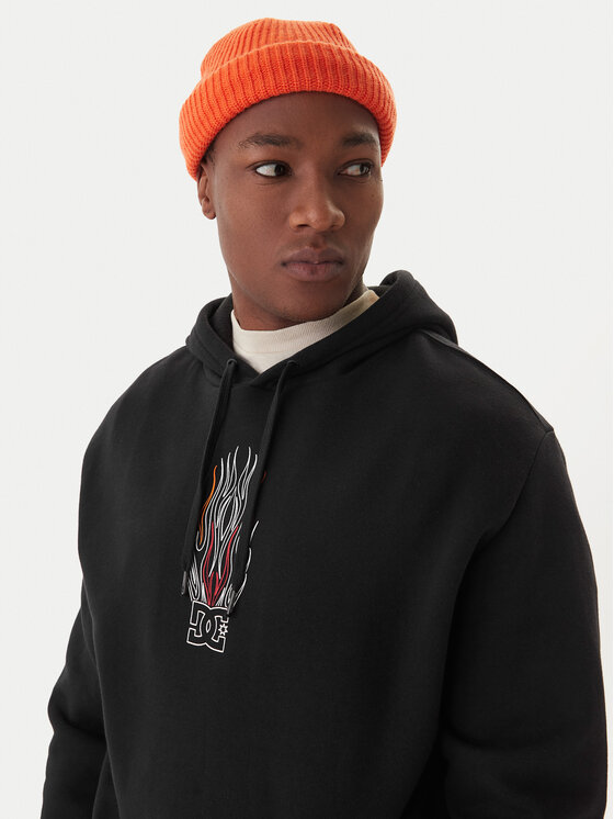 DC Shoes DC Shoes Mikina Burnt Out EDYSF03253 Čierna Regular Fit