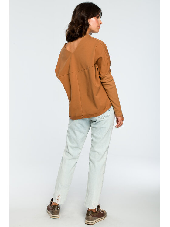 BeWear BeWear Felpa B094 Giallo Baggy Fit