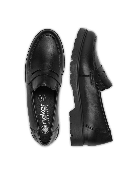 Rieker Rieker Loaferice 45560-02 Crna