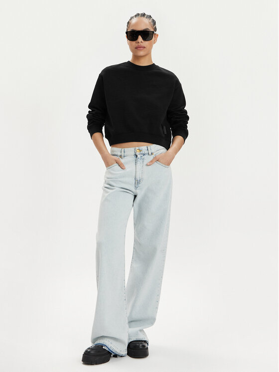 REPLAY Replay Pulóver W3104B.000.23650P Fekete Regular Fit