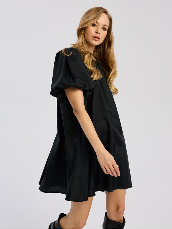 Marlu Marlu Sukienka codzienna MAIA Czarny Classic Fit