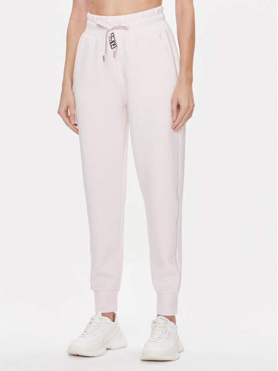 Guess Guess Teplákové kalhoty Logo W4RB46 KBYE2 Růžová Regular Fit