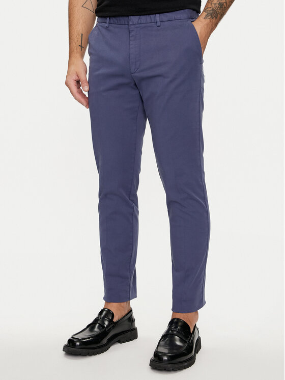 Boss Pantaloni chino Kaito1 50487966 Blu Slim Fit, taglia : 52
