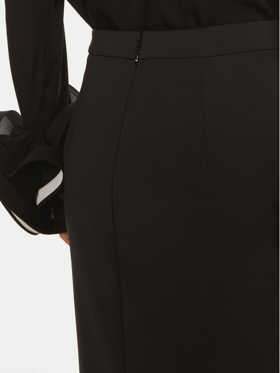 Elisabetta Franchi Elisabetta Franchi Puzdrová sukňa GO-04-446E2-V260 Čierna Slim Fit