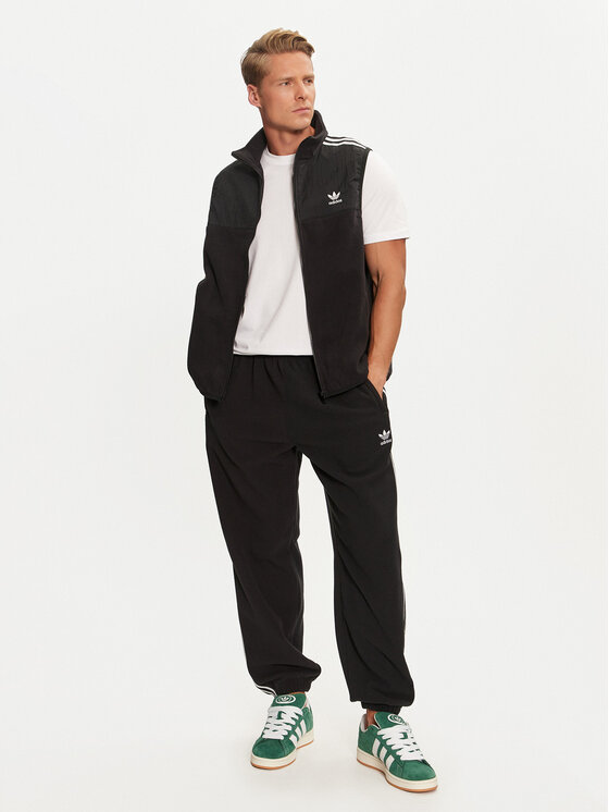 adidas adidas Mellény adicolor 3-Stripes IZ4799 Fekete Regular Fit