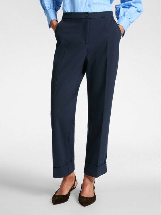 Elena Mirò Elena Mirò Pantaloni di tessuto P801P000340N034 Blu Regular Fit