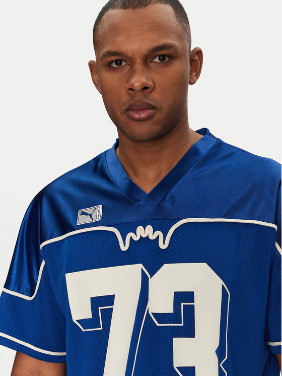 Puma Puma T-shirt Dress Code Football 630254 Blu Relaxed Fit