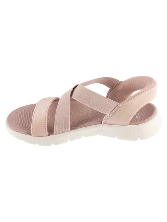Skechers Skechers Sandali Slip-Ins: Go Walk Flex Sandal - Glimmer Up Rosa