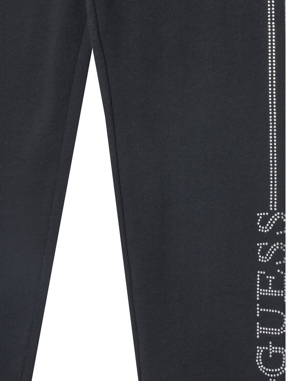 Guess Guess Долнище анцуг J5YQ12 KA6R4 Черен Regular Fit