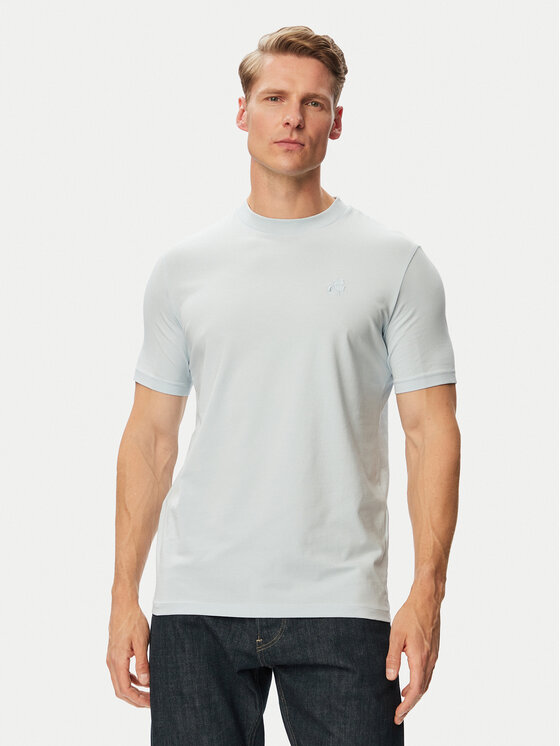 KARL LAGERFELD Tricou 755750 563221 Albastru deschis Regular Fit