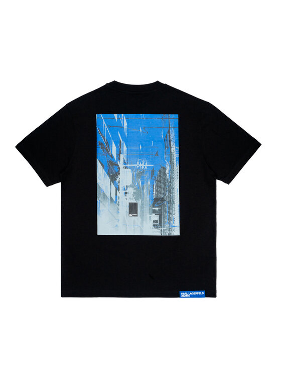 KARL LAGERFELD KARL LAGERFELD T-shirt kl246d1709 Nero Regular Fit