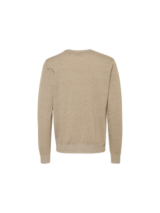 Blend Blend Sweter 20715850-161315 Beżowy Regular Fit