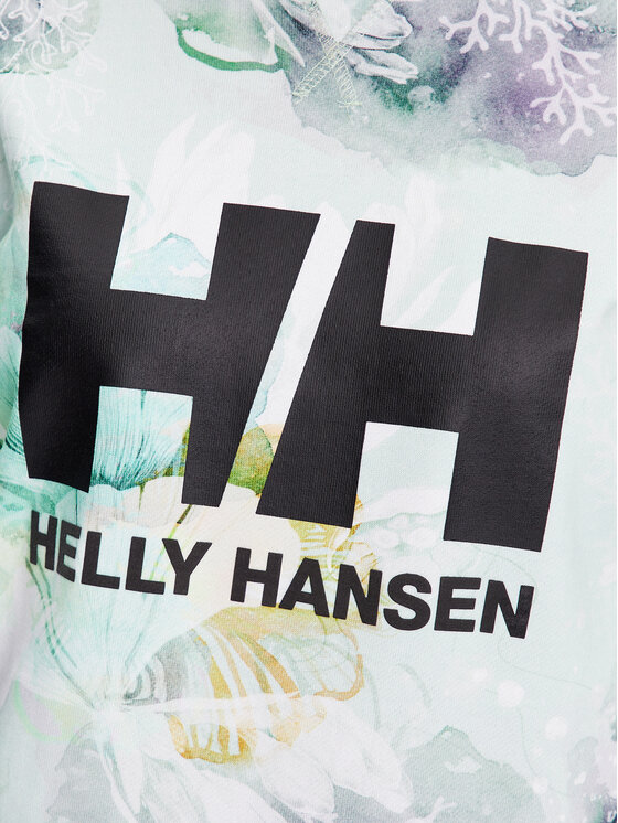Helly Hansen Helly Hansen Džemperis ESRA RØISE Logo 34261 Žalia Regular Fit
