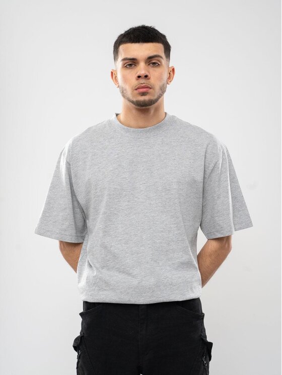 Urban Classics Urban Classics T-Shirt Koszulka Z Krótkim Rękawem Męska Szara Urban Classics TB006 XL Szary Oversize
