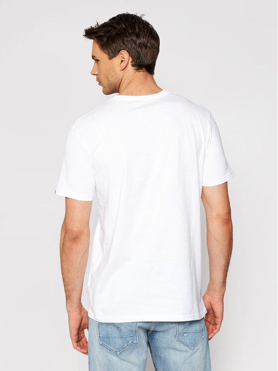 Quiksilver Quiksilver Tricou New Slang Ss EQYZT05754 Alb Regular Fit