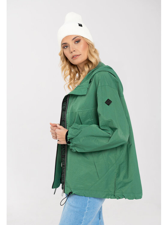 Volcano Volcano Kurtka przejściowa J-FRESH Zielony Casual Fit