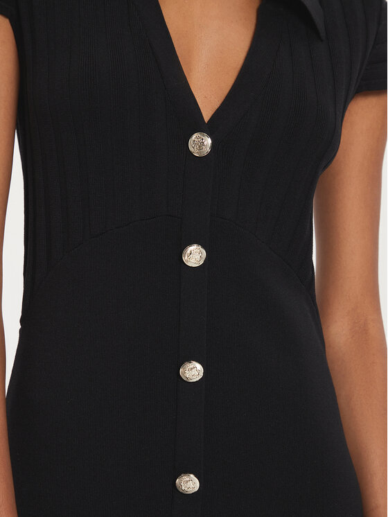 Morgan Morgan Rochie tricotată 242-RMSIX Negru Slim Fit