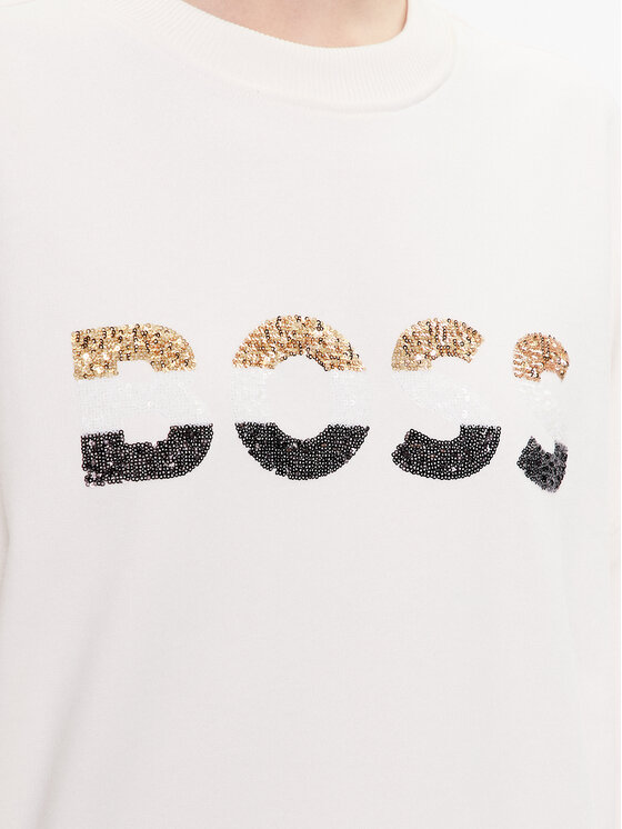 BOSS Boss Суитшърт 50485251 Бежов Oversize