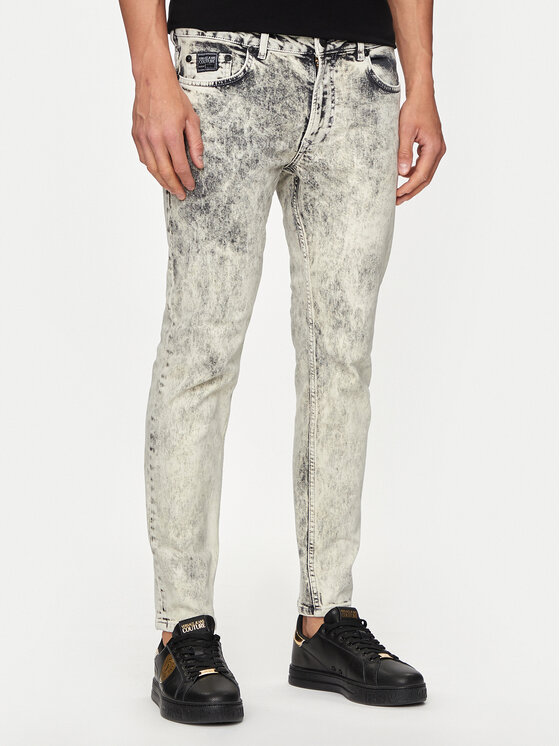 Versace Jeans Couture Džínsy 76GAB5K0 Biela Skinny Fit
