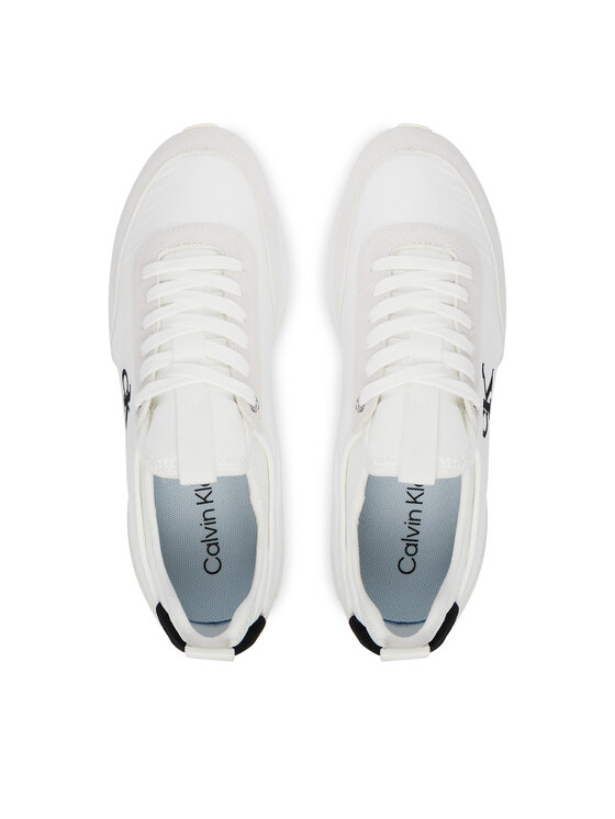 Calvin Klein Calvin Klein Sneakers Retro Runner Lace Up Sock YW0YW02060 Alb