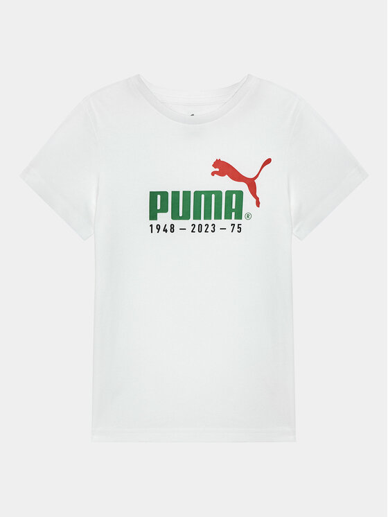 Puma T-krekls 676825 Balts Regular Fit