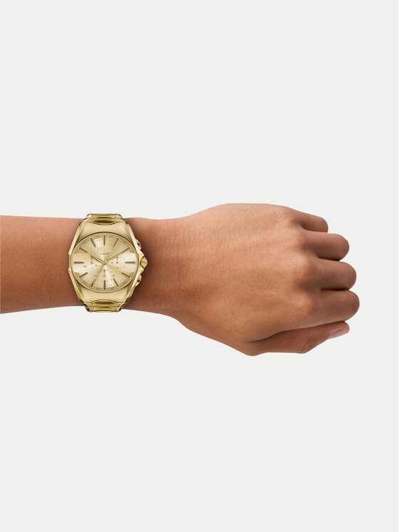 Diesel Diesel Hodinky D-Curve Chronograph DZ4695 Zlatá