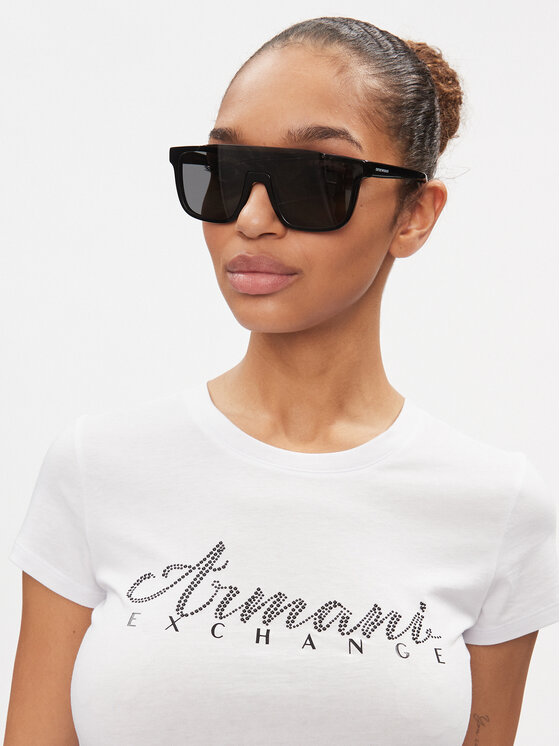 Armani Exchange Armani Exchange T-shirt 8NYT91 YJG3Z 1000 Bianco Regular Fit