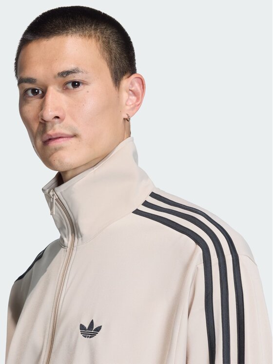 adidas adidas Bluza FIREBIRD Beżowy Loose Fit