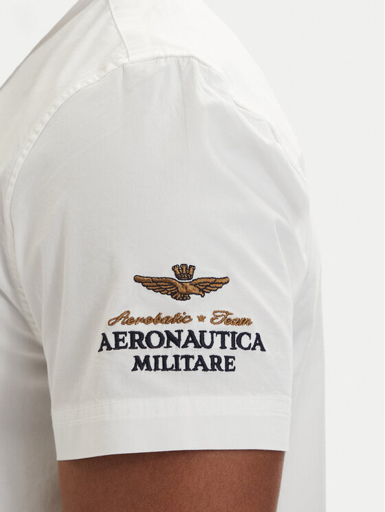 Aeronautica Militare Aeronautica Militare Риза 261CA1326UCT03288 Бял Regular Fit