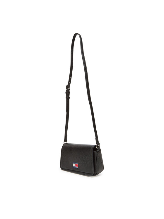 Tommy Jeans Tommy Jeans Τσάντα Tjw Must Flap Crossover AW0AW17553 Μαύρο