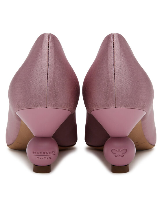Weekend Max Mara Weekend Max Mara Czółenka Renzasatin 2515521055600 Różowy