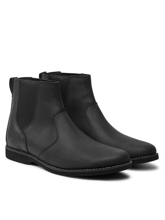 Timberland Timberland Kotníková obuv s elastickým prvkem Woodhull TB0A413H0011 Černá