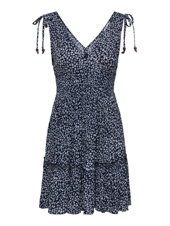 ONLY Letné šaty Fernanda 15373070 Tmavomodrá Regular Fit