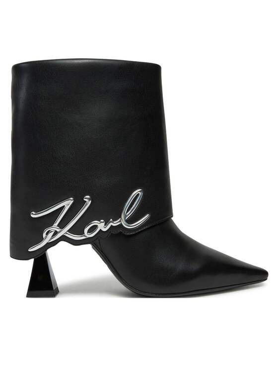 Botine KARL LAGERFELD KL32044A Negru