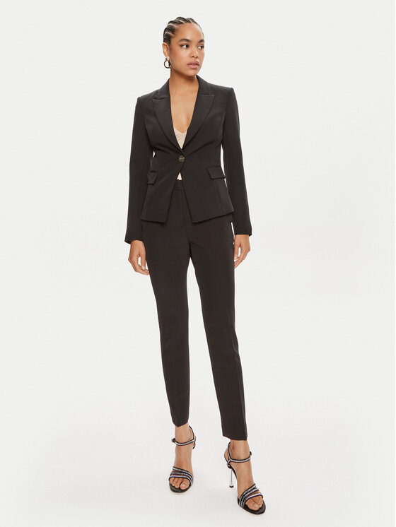 Liu Jo Liu Jo Текстилни панталони CA4201 T2200 Черен Regular Fit