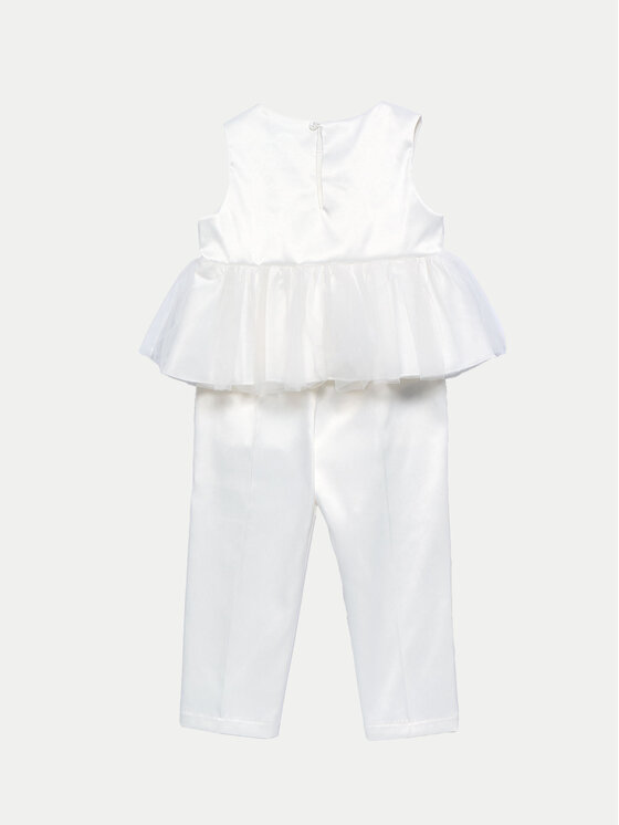 Abel & Lula Abel & Lula Komplet zgornjega dela in hlač 5235 Bela Slim Fit