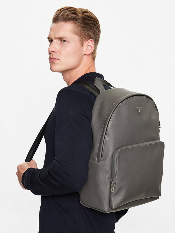 Mochilas Guess Certosa Compact Hombre Gris Y Guess Certosa Compact