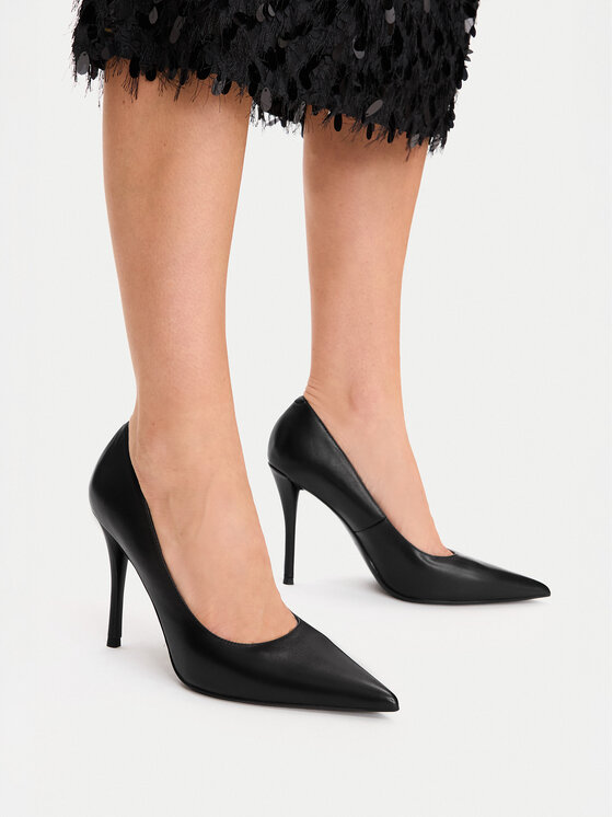 Eva Minge Обувки на ток EO-LT2319-2-6 Черен
