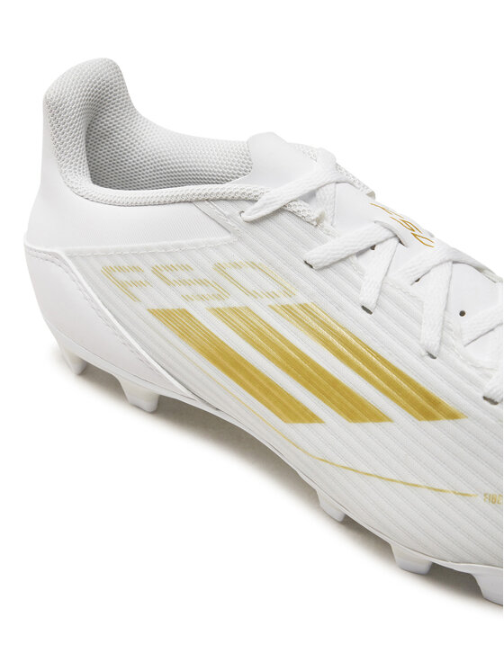 adidas adidas Čevlji za nagomet F50 Club FxG IE0612 Bela