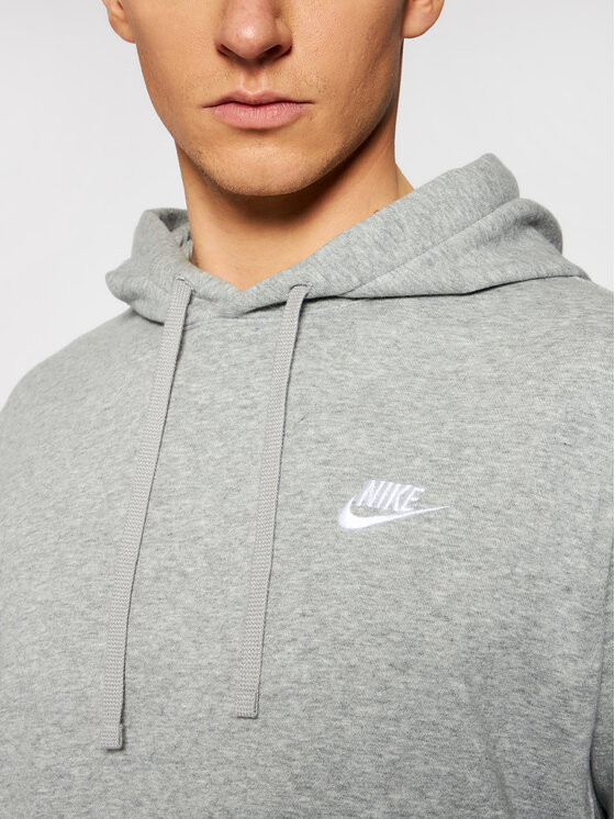 Nike Mikina Nsw Club CZ7857 Sivá Standard Fit | Modivo.sk