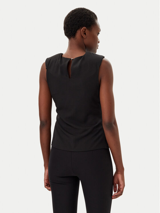 Kontatto Kontatto Bluse YM1004C Schwarz Regular Fit