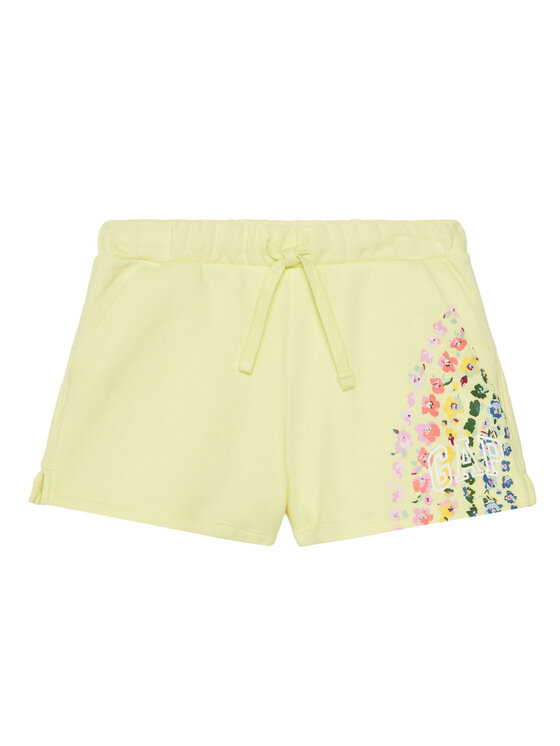 Gap Gap Pantaloni scurți sport 719777-00 Galben Regular Fit